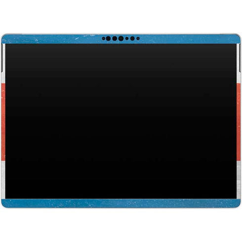 Costa Rican Flag Distressed Surface Pro 9 Skin